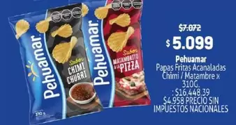 Pehuamar - Papas Fritas Acalanadas Chimi / Matambre x 310G