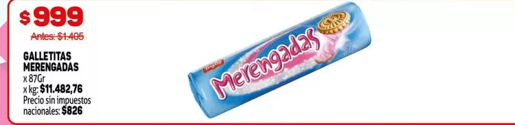 Merengadas - GALLETITAS MERENGADAS