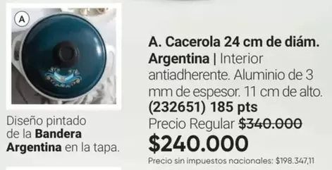 MM - A. Cacerola 24 cm de diám. (232651)
