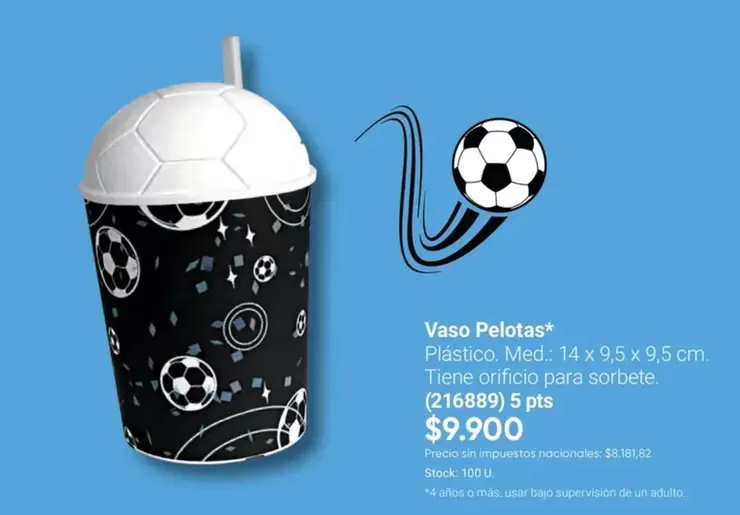 X$ - Vaso Pelotas