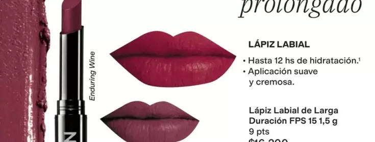 Suave - Lápiz Labial de Larga Duración FPS 15