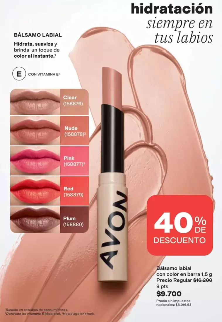 Avon - Bálsamo Labial