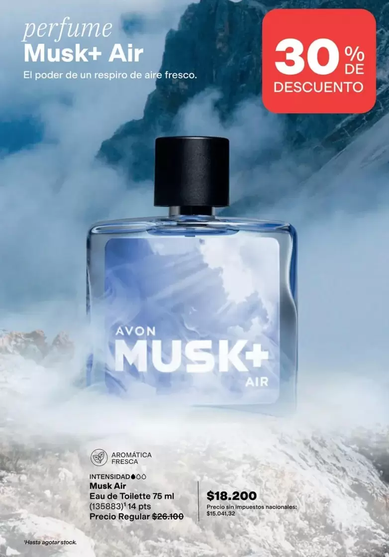 Avon - Musk+ Air Eau de Toilette