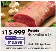 X$ - Peceto de novillito