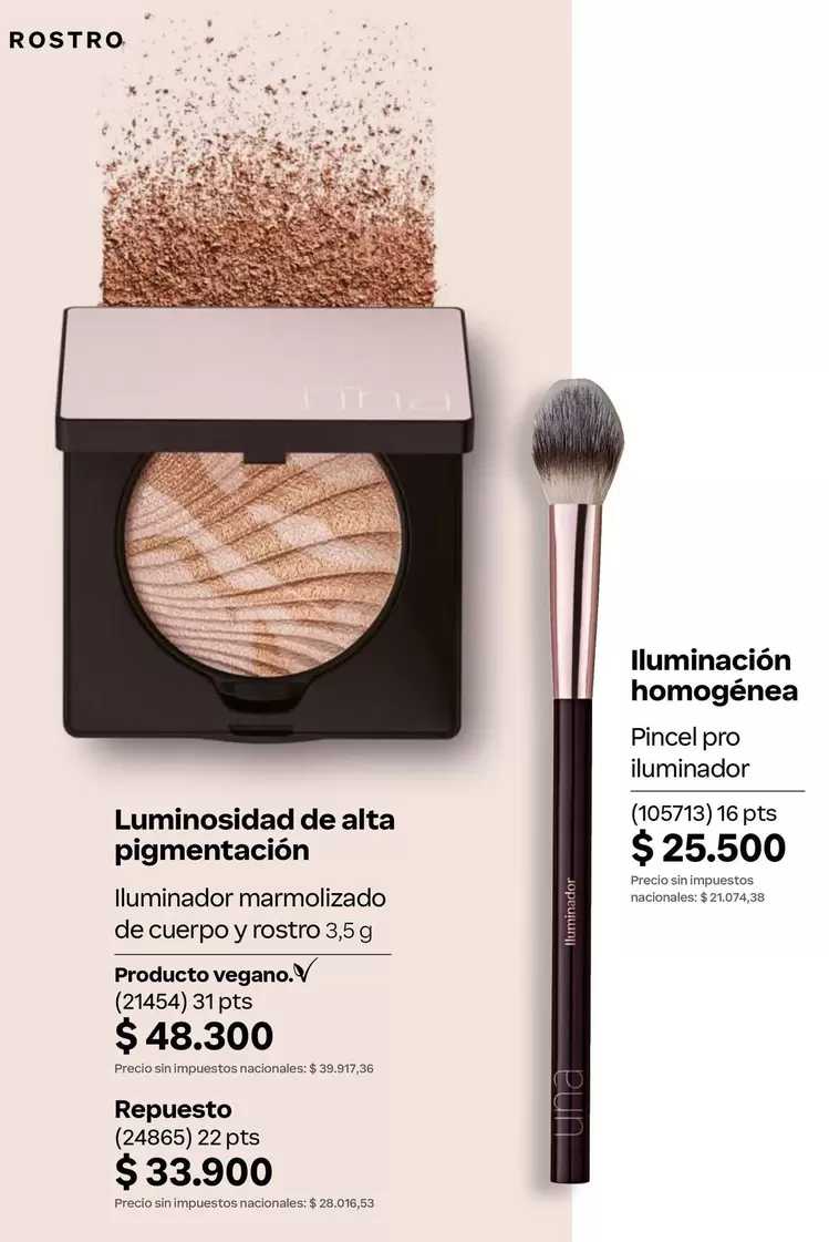Pro - Iluminador marmolizado de cuerpo y rostro 3.5 g