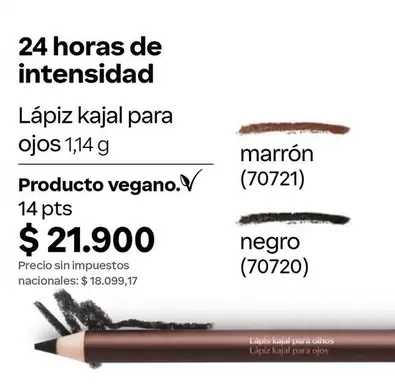 Negro - Lápiz kajal para ojos