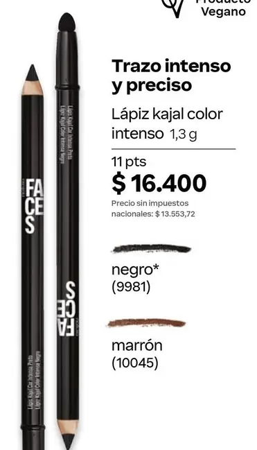Negro - Lápiz kajal color intenso 1.3 g