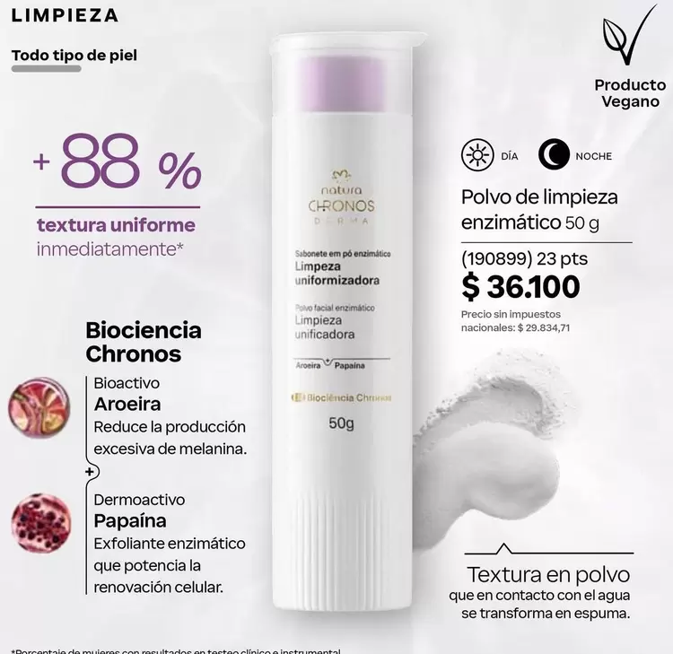 32 - Polvo de limpieza enzimático