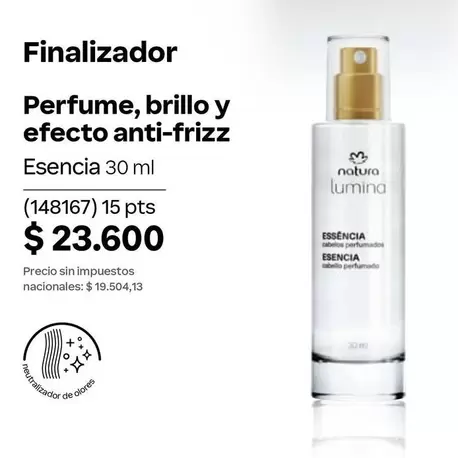 Efecto - Finalizador Perfume, brillo y efecto anti-frizz