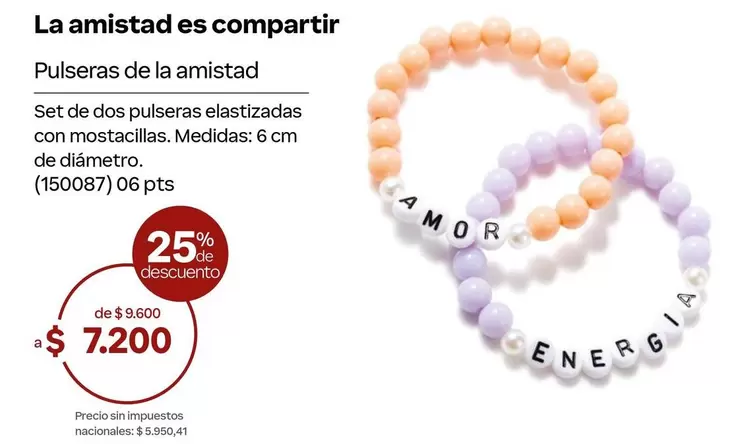 Amor - Pulseras de la amistad (150087)