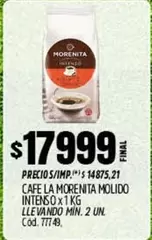 La Morenita - Cafe Molido Intenso