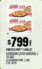 Levex - LEVADURA LEVEX NATURAL