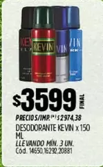 Kevin - DESODORANTE KEVIN