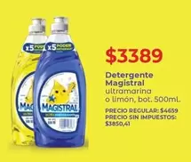 Magistral - Detergente  ultramarina o limón