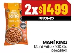 King - Maní Frito x 100 Gr.