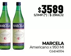 Marcela - Americano x 950 MI Cód:4004