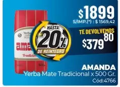 Amanda - Yerba Mate Tradicional