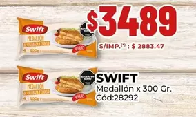 Swift - Medallón x 300 Gr. Cód:28292
