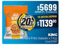 King - Maní Frito Salado
