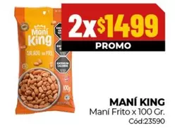 King - Maní Frito x 100 Gr.