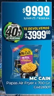 Mc Cain - Papas Air Fryer x 700 Gr. Cód:28307