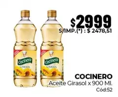 Cocinero - Aceite Girasol