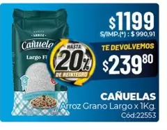 cañuelas - Arroz Grano Largo