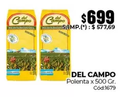 Del Campo - Polenta x 500 Gr. Cód:1679