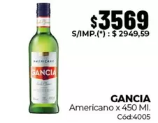 Gancia - Americano C
od:4005