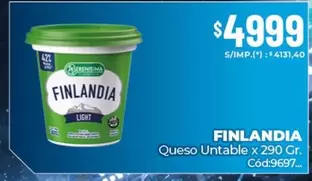 Finlandia - Queso Untable