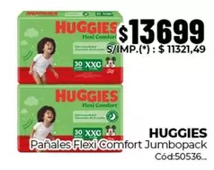 Huggies - Pañales Flexi Comfort Jumbopack Cód:50536