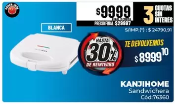 Blanca - Sandwichera