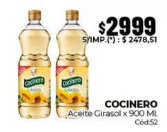 Cocinero - Aceite Girasol