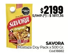 Savora - Mostaza Doy Pack