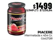 Piacere - Mermelada Frutilla