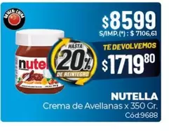 Nutella - Crema de Avellanas