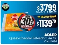 Adler - Queso Cheddar Feteado