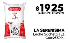 X$ - Leche Sachet x 1Lt. Cód:23599