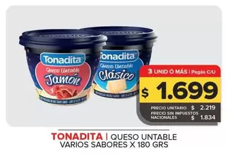 Tonadita - Queso Untable