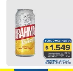 Brahma - Cerveza Blanca