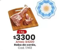 X$ - Rabo de cerdo, Cod. 17413