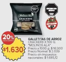 Molinos Ala - GALLETITAS DE ARROZ