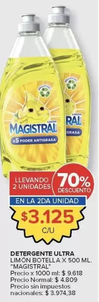 Magistral - DETERGENTE ULTRA LIMÓN