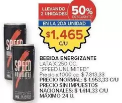 Speed - BEBIDA ENERGIZANTE LATA