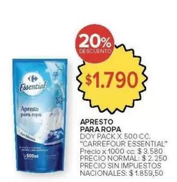 Carrefour - Apresto para ropa
