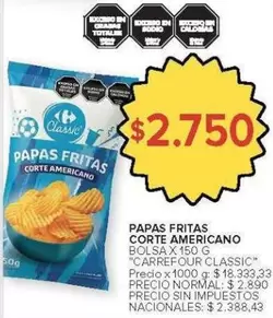 Carrefour - Papas Fritas Corte Americano