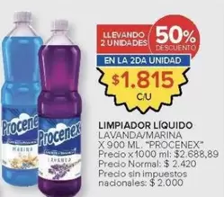 Procenex - LIMPIADOR LIQUIDO