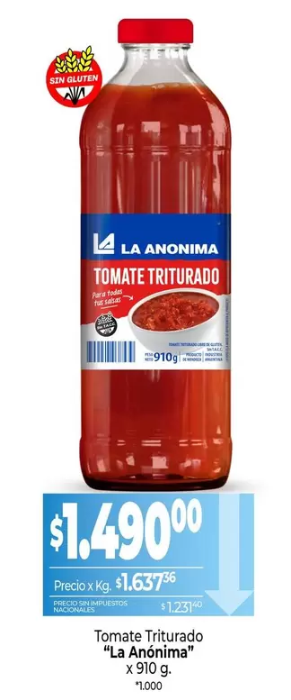 La Anónima - Tomate Triturado