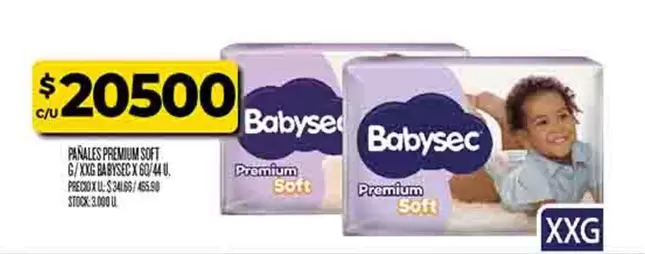 Babysec - Premium Soft pañales