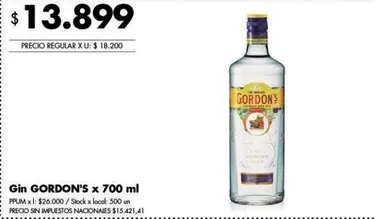 Gordon's - Gin x 700 ml